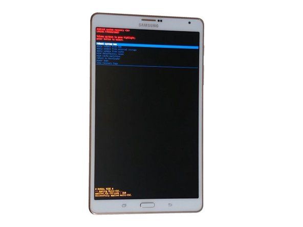 Samsung Galaxy Tab S 8.4: n tehdasasetusten palauttaminen