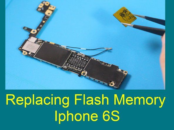iPhone 6s Flash Memory Erstatning' alt=
