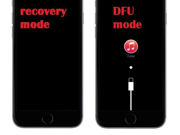iPhone - 4 / 4S / 5 / 5S / 5c / 6 / 6S - Πώς να αναβοσβήνει σε λειτουργία DFU' alt=