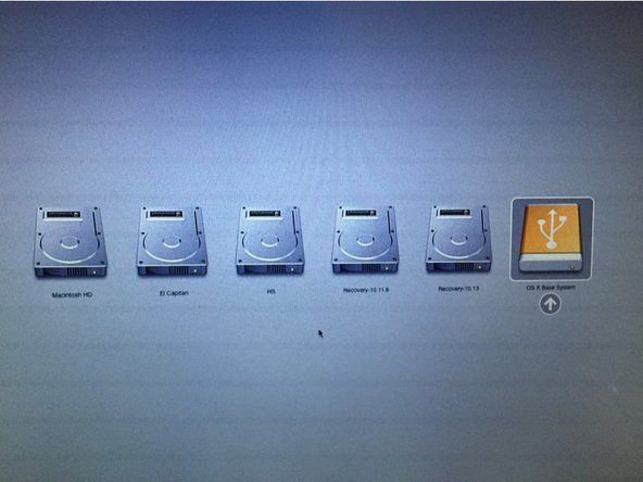 Kad šis process ir pabeigts, izņemiet USB disku un izslēdziet Mac.' alt=