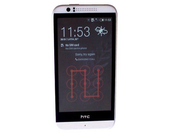 วิธีฮาร์ดรีเซ็ต HTC Desire 510