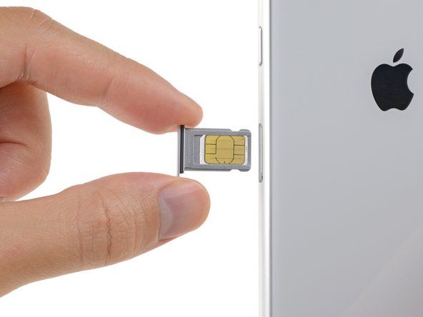 Substituição do cartão SIM do iPhone 8 Plus