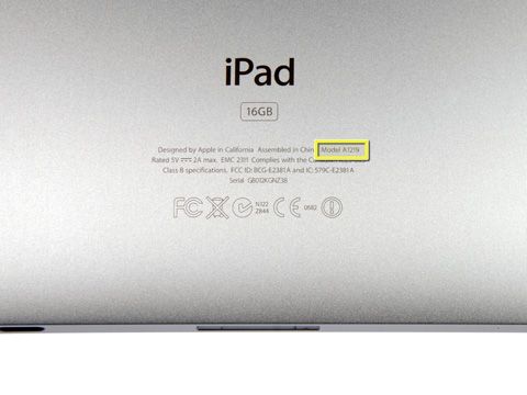 Identifica il tuo iPad