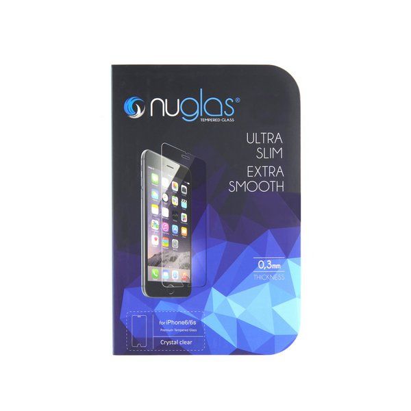 NuGlas rūdītā stikla ekrāna aizsargs iPhone 6 / 6s